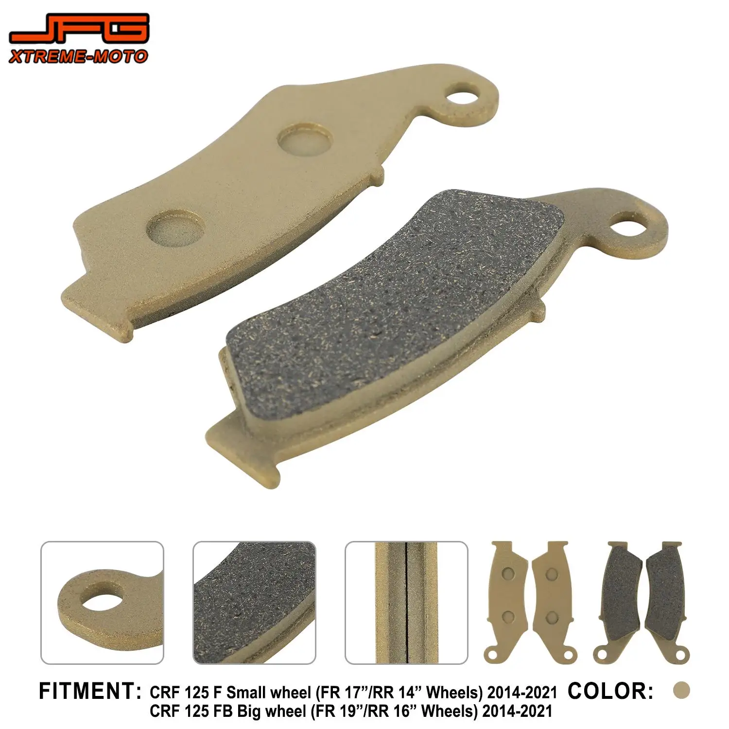 Motorcycles Accessories Front Brake Pads Disks For Honda CRF 125 F CRF125 FB Big Small Wheel 2014-2021 Motocross Dirt Pit Bike
Motorcycles Accessories Front Brake Pads Disks For Honda CRF 125 F CRF125 FB Big Small Wheel 2014-2021 Motocross Dirt Pit Bike