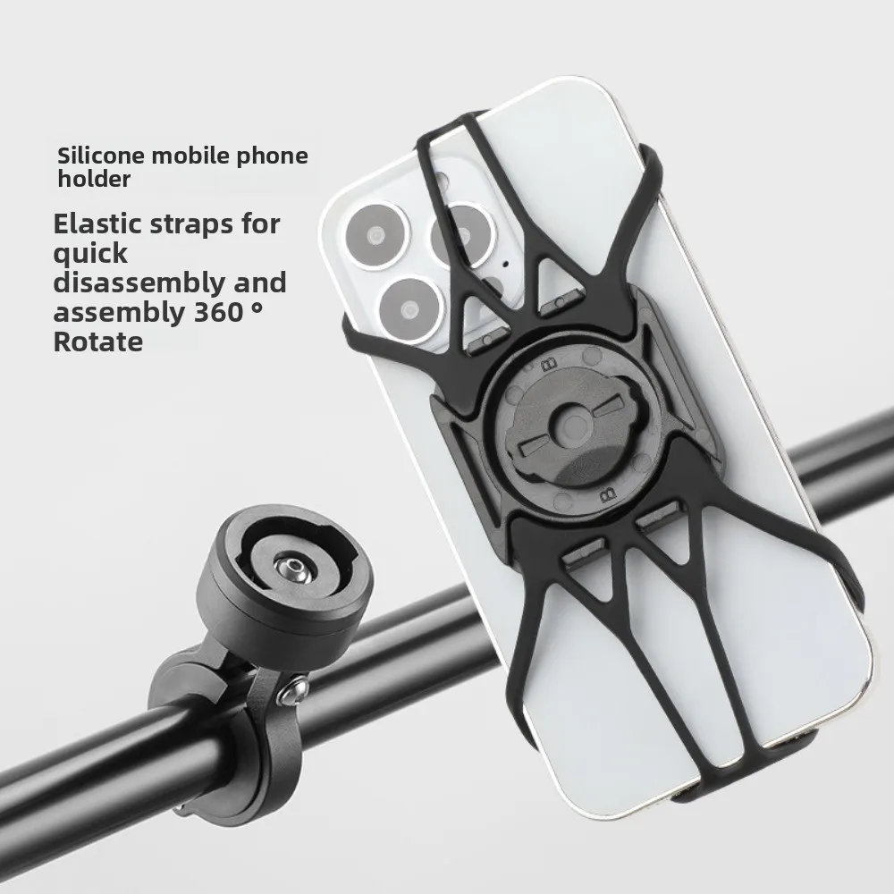 Bicycle Silicone Mobile Phone Holder Holder Bicycle Mobile Phone Navigation Clip Mountain Riding Accessories Black Convenient
Bicycle Silicone Mobile Phone Holder Holder Bicycle Mobile Phone Navigation Clip Mountain Riding Accessories Black Convenient
