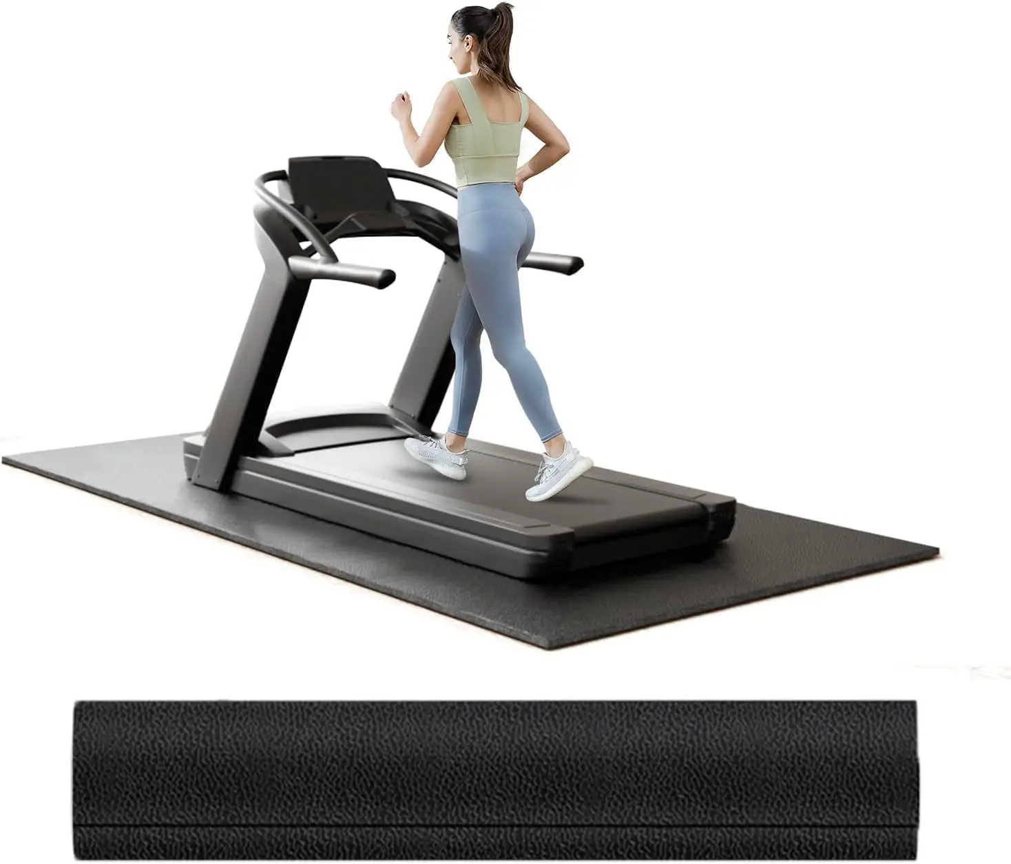 Treadmill Rowing Machine Mat 84x36, 1/4 Thick for Carpet Hardwood Floors, Noise Shock Absorption Exercise Equipment
Treadmill Rowing Machine Mat 84x36, 1/4 Thick for Carpet Hardwood Floors, Noise Shock Absorption Exercise Equipment