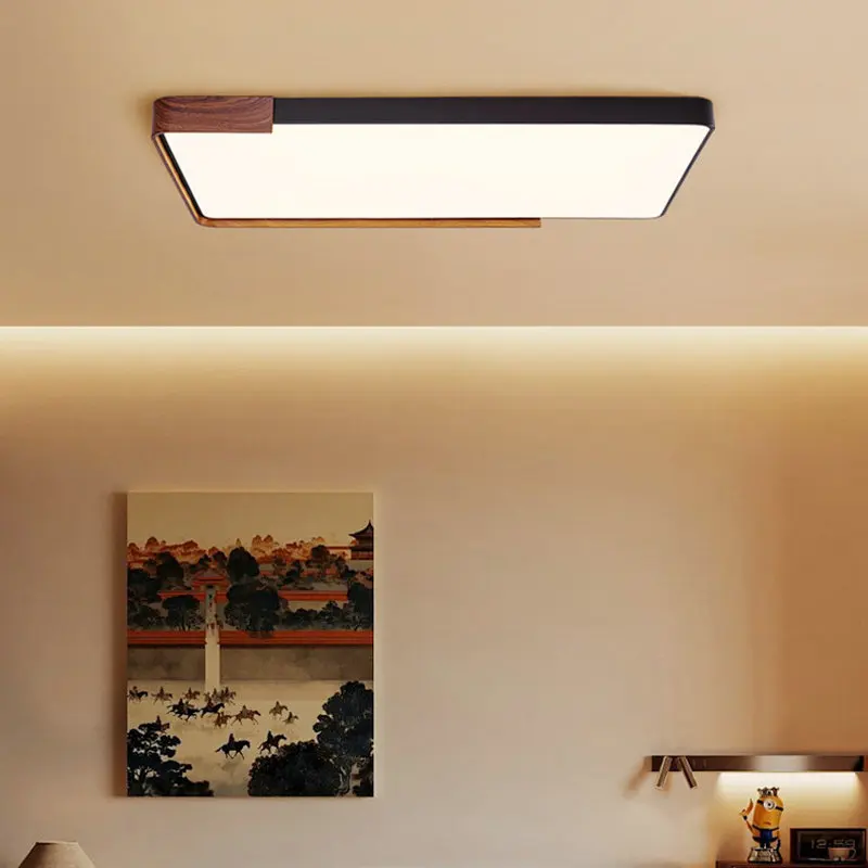 Retro Wabi Sabi style hall light, walnut wood grain eye protection living room ceiling light, Chinese rectangular BB739FZ
Retro Wabi Sabi style hall light, walnut wood grain eye protection living room ceiling light, Chinese rectangular BB739FZ