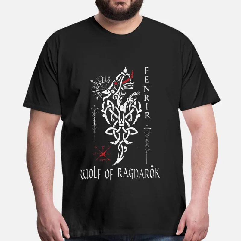 Wolf of Ragnarök Retro Viking Wolf Fenrir Gift t shirt Short Sleeve Tee Norse Myth Valhalla Graphic Clothes All size tops S-6XL
Wolf of Ragnarök Retro Viking Wolf Fenrir Gift t shirt Short Sleeve Tee Norse Myth Valhalla Graphic Clothes All size tops S-6XL
