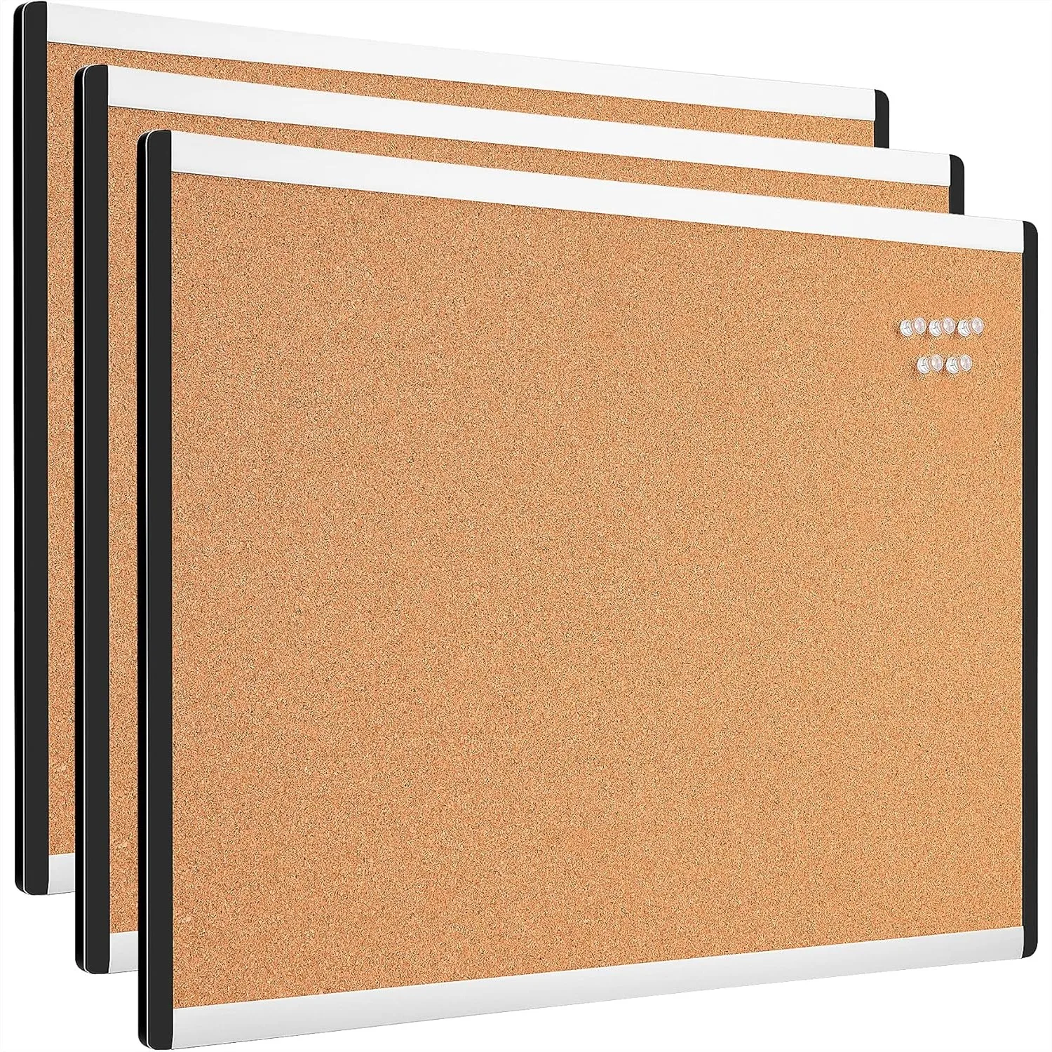 Cork Bulletin Board 17x23 Inches, 3-Pack Pin Board for Office & Home with Self-Healing Surface, Lightweight Aluminum Frame, Easy
Cork Bulletin Board 17x23 Inches, 3-Pack Pin Board for Office & Home with Self-Healing Surface, Lightweight Aluminum Frame, Easy