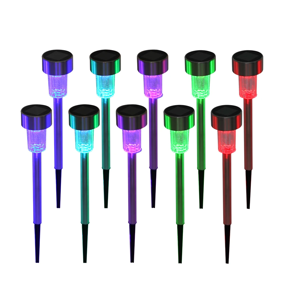 10pcs Colorful 5W Solar Power LED Lawn Lamps with Lampshades Seven Color High Brightness Light Garden Outdoor Lighting Decoratio
10pcs Colorful 5W Solar Power LED Lawn Lamps with Lampshades Seven Color High Brightness Light Garden Outdoor Lighting Decoratio