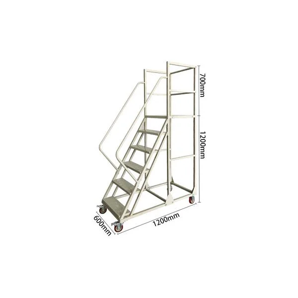 6 Steps 1.2 M Steel Ladder with 4 Wheels
6 Steps 1.2 M Steel Ladder with 4 Wheels