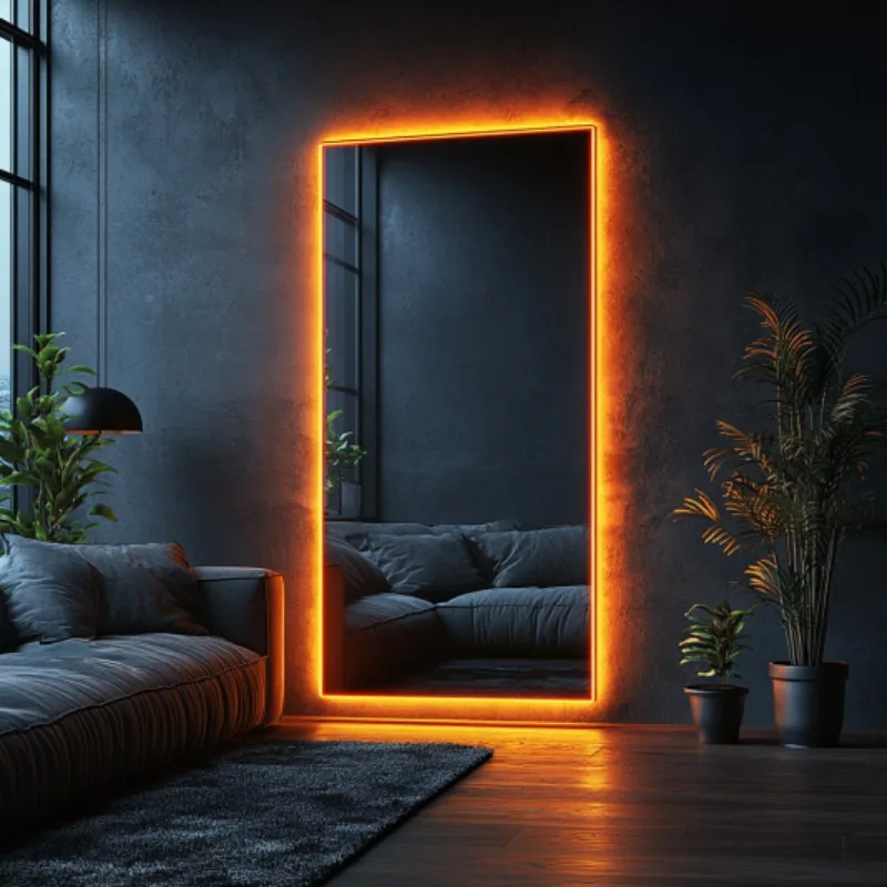 Touch Screen Full Length Light Emitting Diode Backlit Wall Mirror Smart Mirror with Adjustable Function for Birthday or Wedding
Touch Screen Full Length Light Emitting Diode Backlit Wall Mirror Smart Mirror with Adjustable Function for Birthday or Wedding