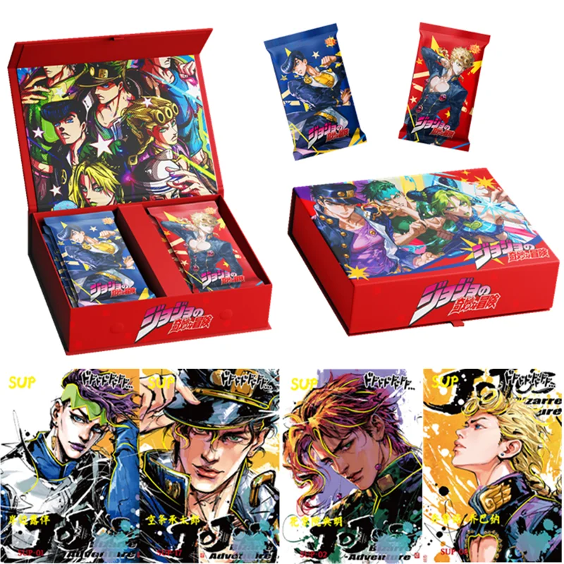JoJo's Bizarre Adventure Collectible Cards Booster Box, Premium SUP Tier Anime TCG Cards with Jotaro, Giorno & Joseph
JoJo's Bizarre Adventure Collectible Cards Booster Box, Premium SUP Tier Anime TCG Cards with Jotaro, Giorno & Joseph