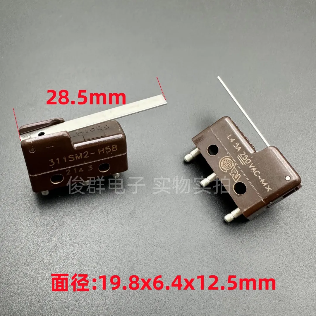 2 шт./311SM2-H58 микропереключатель 3-контактный 5А переключатель сброса ограничения с ручкой
2 шт./311SM2-H58 микропереключатель 3-контактный 5А переключатель сброса ограничения с ручкой