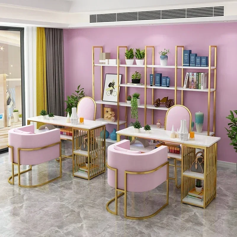 Nail Table Pink Chairs Beauty Salon Nail Station Manicure Table,leisure Facilities Multifunctional Nail SPA Salon Furniture
Nail Table Pink Chairs Beauty Salon Nail Station Manicure Table,leisure Facilities Multifunctional Nail SPA Salon Furniture
