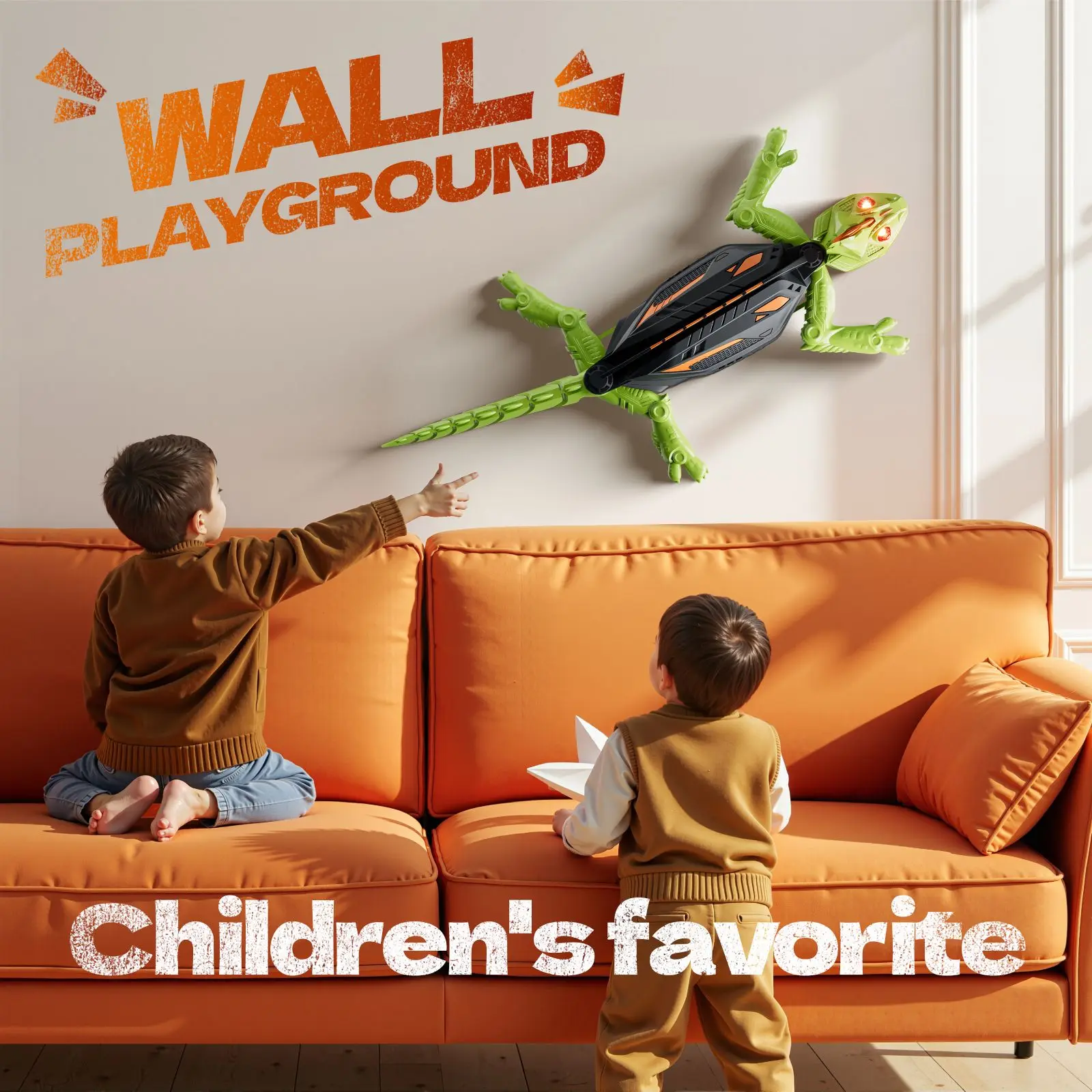 RC Wall Crawler Gecko/Cockroach, Rechargeable Remote Control Robot Kids Toys, Wall Climbing Funny Prank Toys Gifts for Kids
RC Wall Crawler Gecko/Cockroach, Rechargeable Remote Control Robot Kids Toys, Wall Climbing Funny Prank Toys Gifts for Kids