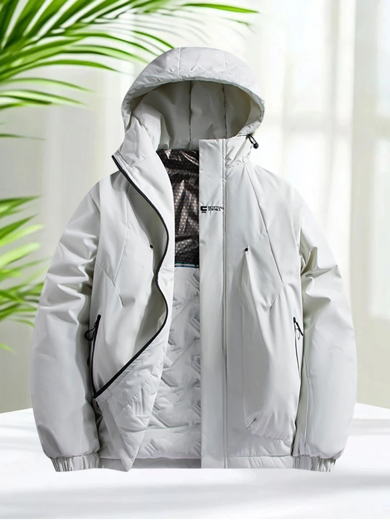 Mens Outdoor Waterproof Jacket Winter Warm Hooded Coat Windproof Thick Snow Hiking Climbing Sportswear Functional Style
Mens Outdoor Waterproof Jacket Winter Warm Hooded Coat Windproof Thick Snow Hiking Climbing Sportswear Functional Style