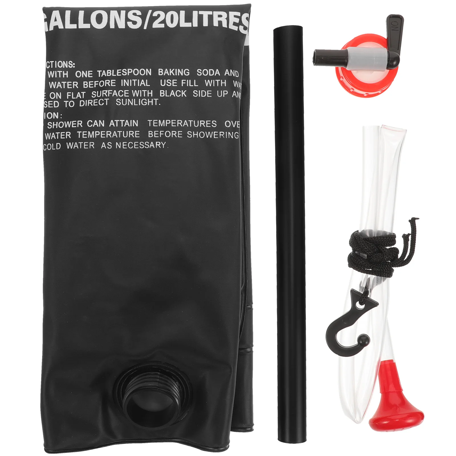 20L Solar Shower Bag PVC Heat Absorption Camping Hiking Fishing Tree Branch Hanging Outdoor Foldable Water Storage
20L Solar Shower Bag PVC Heat Absorption Camping Hiking Fishing Tree Branch Hanging Outdoor Foldable Water Storage