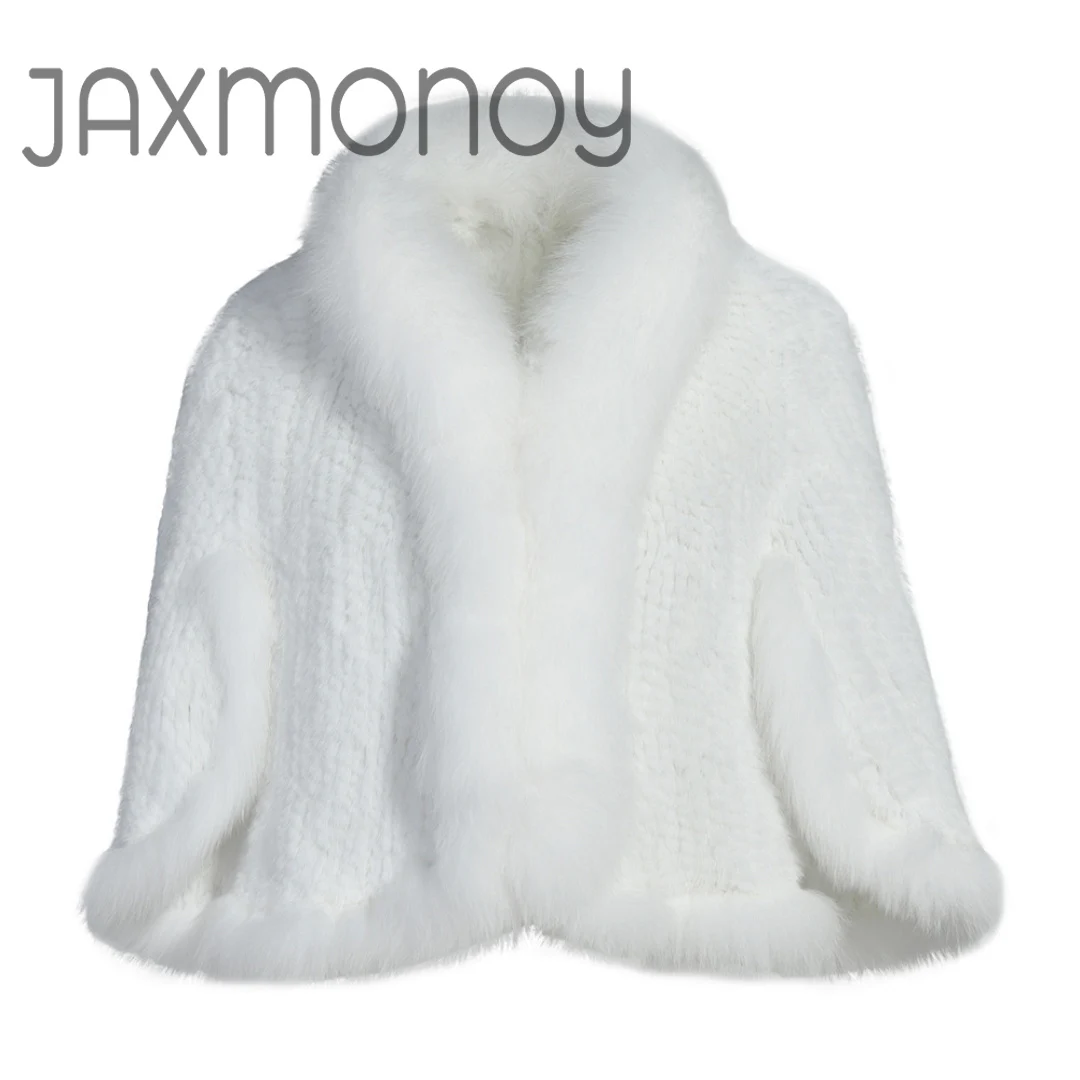 Jaxmonoy Genuine Mink Fur Shawl Coat 2026 New Arrival Woven Fur Poncho with Real Fox Fur Collar Autumn Winter Fashion Fur Coats
Jaxmonoy Genuine Mink Fur Shawl Coat 2026 New Arrival Woven Fur Poncho with Real Fox Fur Collar Autumn Winter Fashion Fur Coats