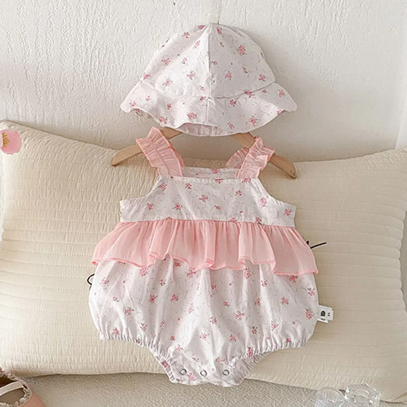 2025 New Summer 0-24M Baby Girls Clothing Toddler Baby Girls Jumpsuit Sleeveless Cotton Print Newborn Baby Girls Romper+Hat
2025 New Summer 0-24M Baby Girls Clothing Toddler Baby Girls Jumpsuit Sleeveless Cotton Print Newborn Baby Girls Romper+Hat