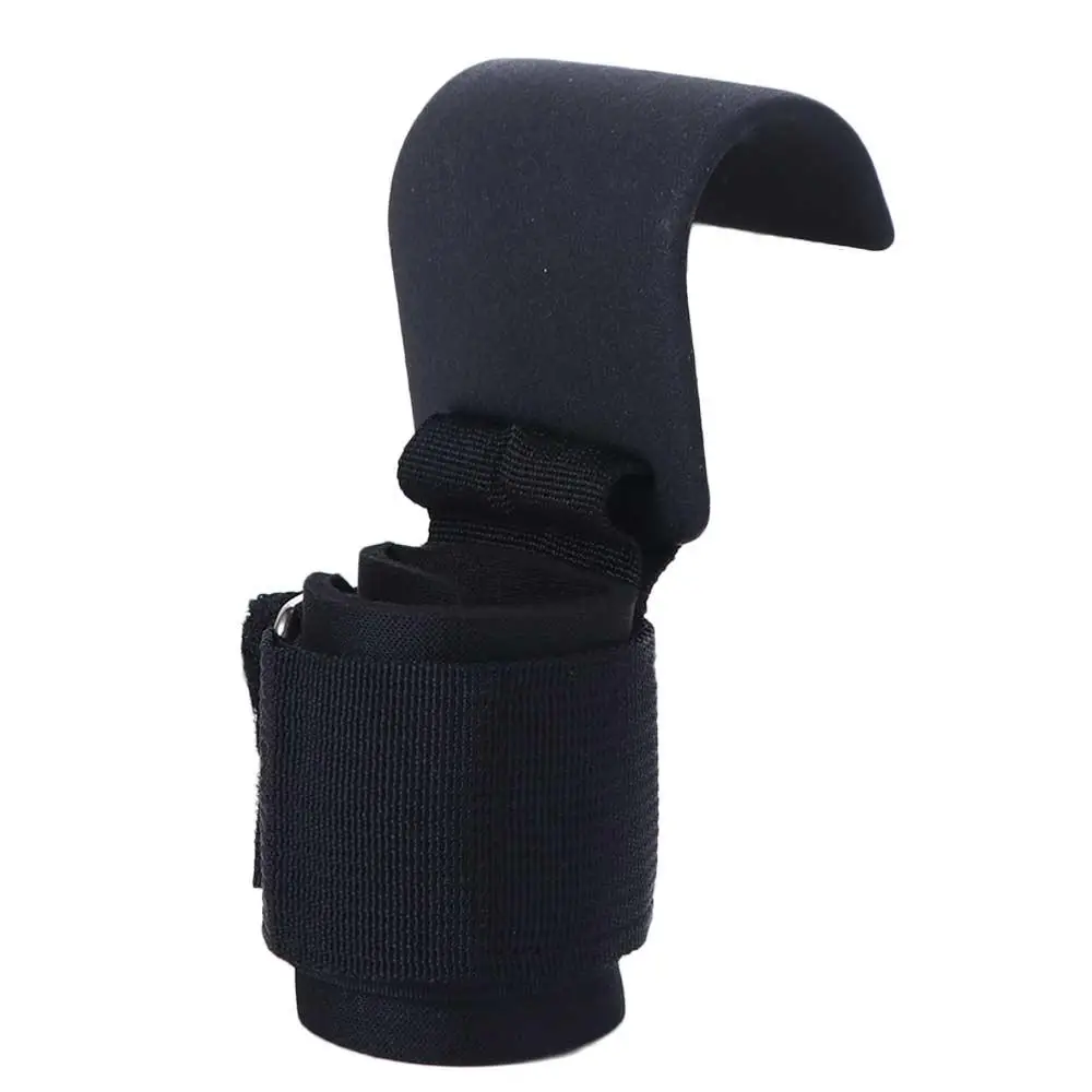 1 PC/Pair Pull-up Weight Lifting Grip Hook Non-Slip Adjustable Auxiliary Power Wrist Guard 1 Pair Black Steel Hook Grips Strap
1 PC/Pair Pull-up Weight Lifting Grip Hook Non-Slip Adjustable Auxiliary Power Wrist Guard 1 Pair Black Steel Hook Grips Strap
