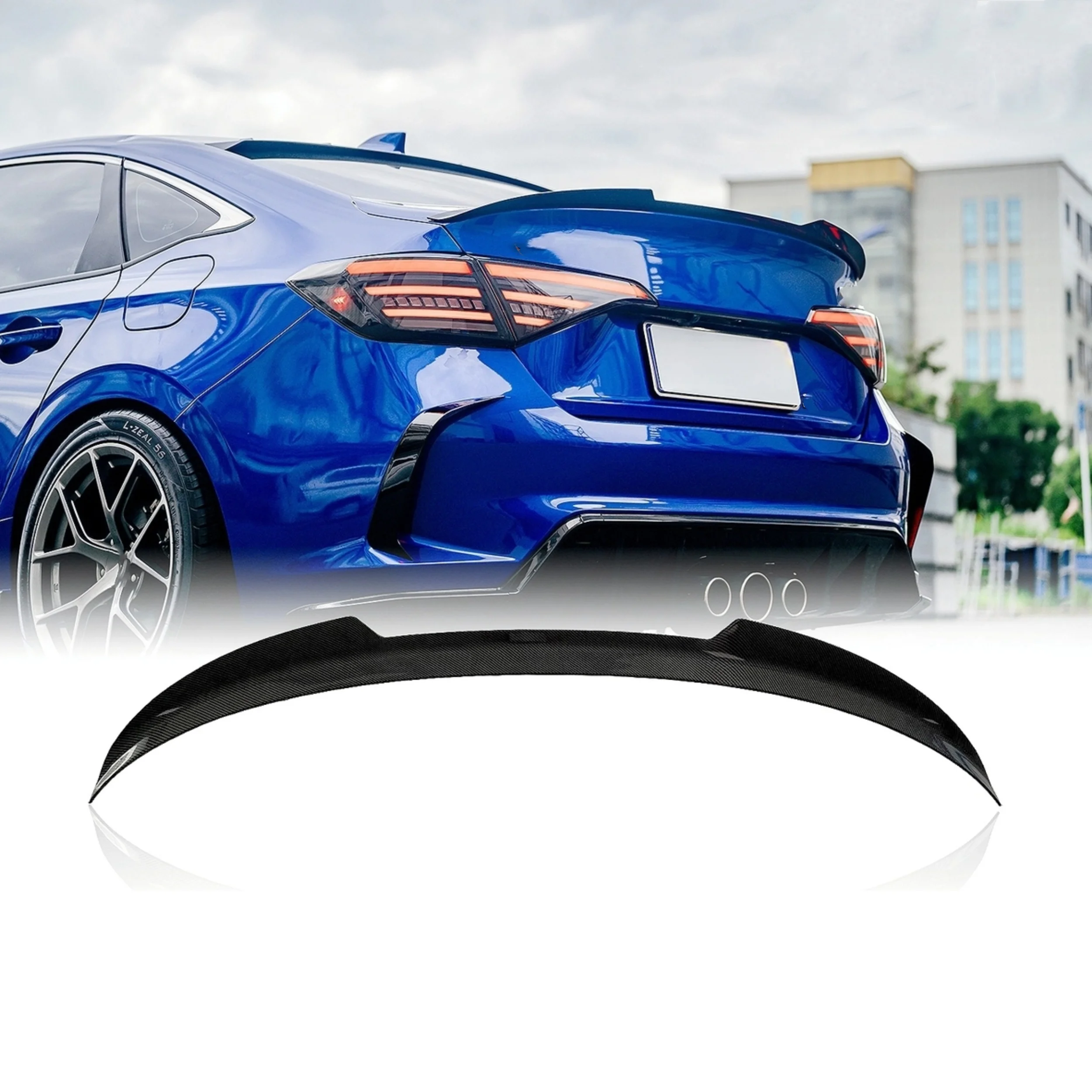 Car Rear spoiler for Honda civic 2022 modified Tail wing Roof Wing Auto accessories 
Car Rear spoiler for Honda civic 2022 modified Tail wing Roof Wing Auto accessories