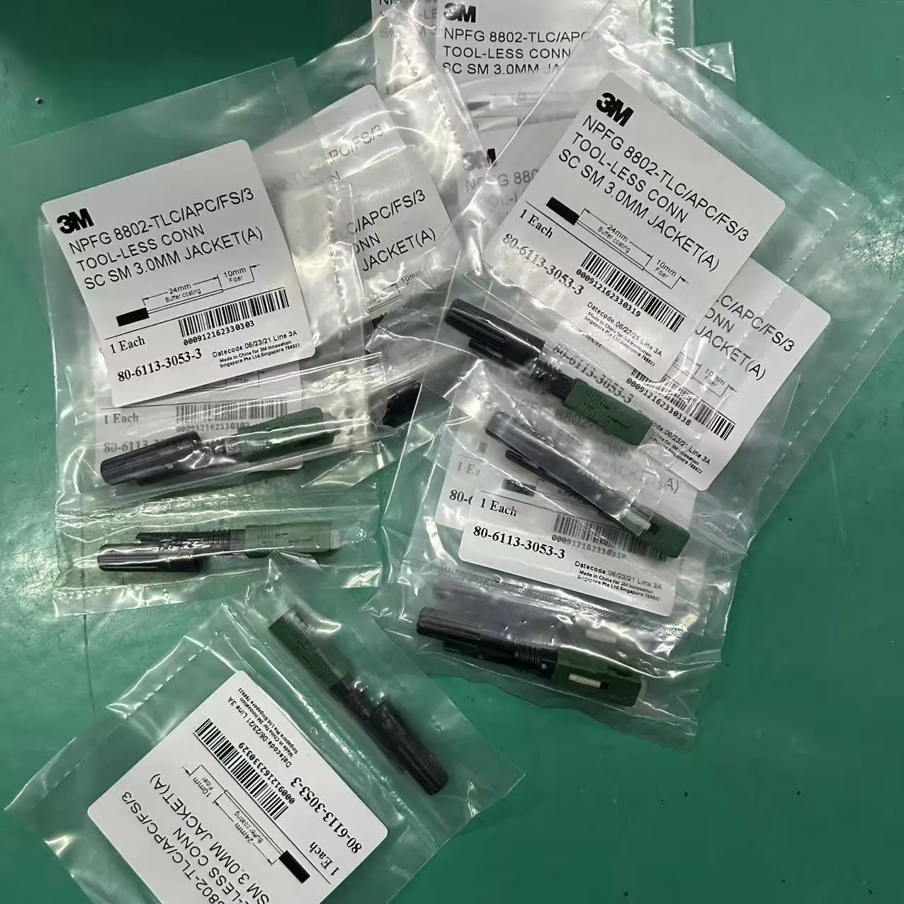 Clearance 8802-TLC/3 Singlemode SC APC Fiber Optic Fast Connector SC Quick Assembly Connector
Clearance 8802-TLC/3 Singlemode SC APC Fiber Optic Fast Connector SC Quick Assembly Connector