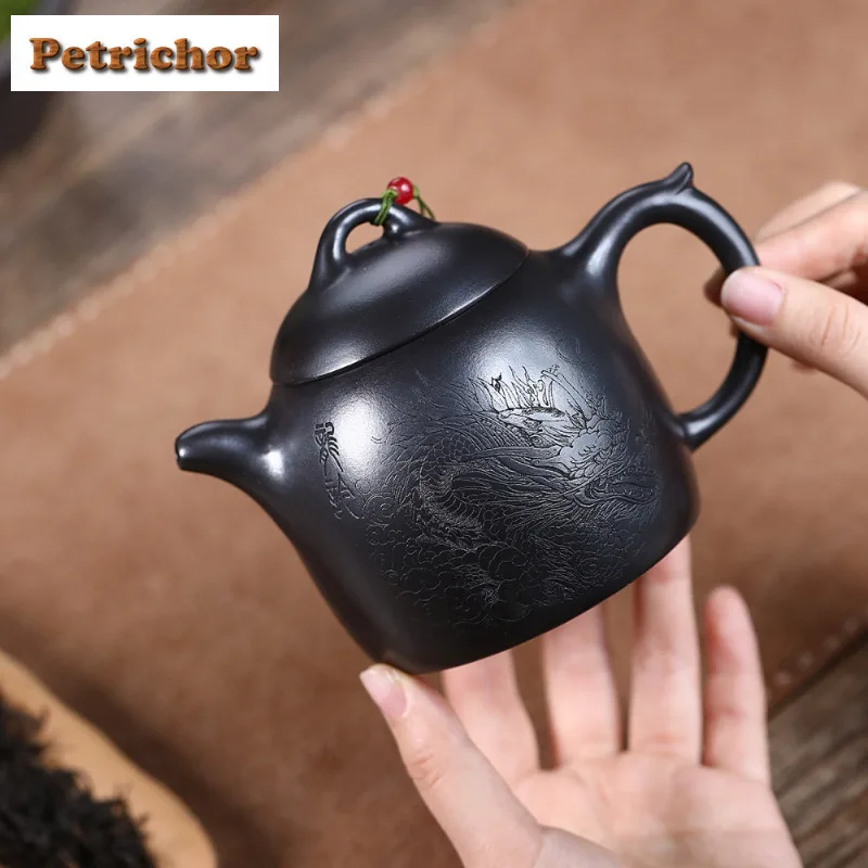 350 мл Исин Фиолетовая Глина Чайники Мастер Ручной Работы Дракон Цинь Quan Горшок Сырой Рудный Камень Желтый Грязевой Чайник Чайный Набор Чайный Набор Цзыша
350 мл Исин Фиолетовая Глина Чайники Мастер Ручной Работы Дракон Цинь Quan Горшок Сырой Рудный Камень Желтый Грязевой Чайник Чайный Набор Чайный Набор Цзыша