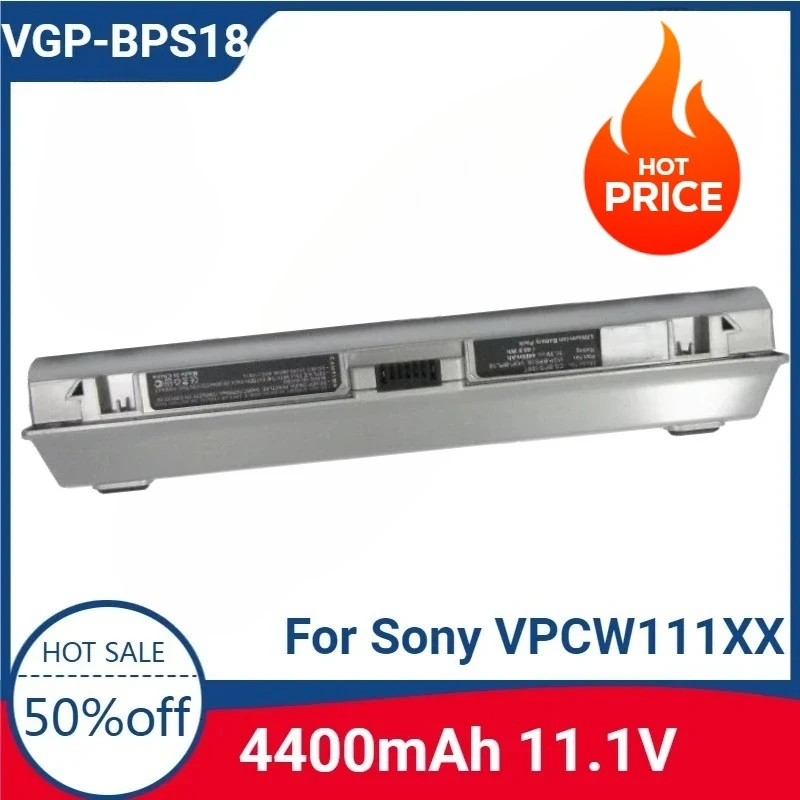 For VGP-BPS18 VGP-BPL18 BPL18 BPS18 11.1V 4400mAh High-quality Battery for Sony VPCW111XX VPCW115XW VPCW117XC VPC-W121AX/WZ
For VGP-BPS18 VGP-BPL18 BPL18 BPS18 11.1V 4400mAh High-quality Battery for Sony VPCW111XX VPCW115XW VPCW117XC VPC-W121AX/WZ