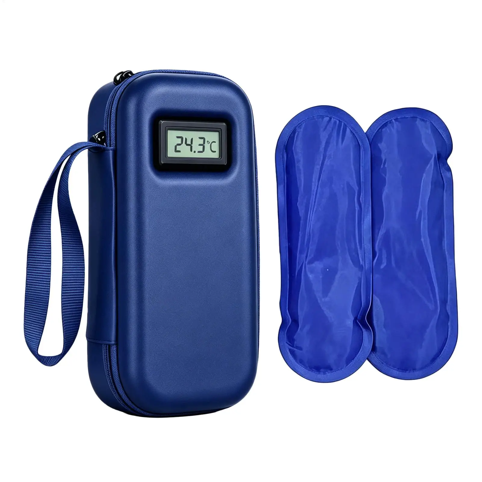 Portable Cooler Case Waterproof Container With Temp Display Small Insulated Cooler Bag With 2 Ice Packs For Outdoor Travel
Portable Cooler Case Waterproof Container With Temp Display Small Insulated Cooler Bag With 2 Ice Packs For Outdoor Travel