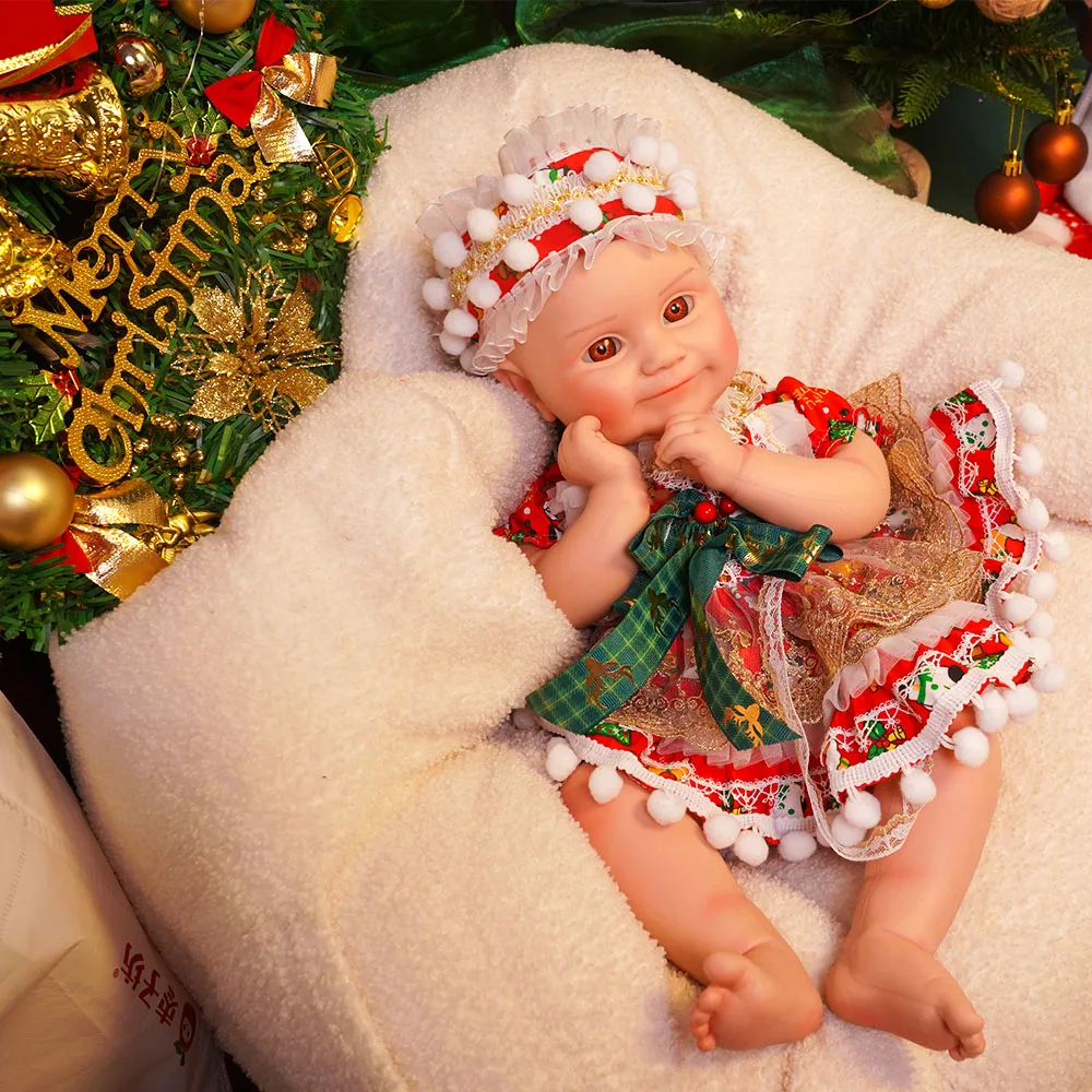 Full Body Silicone Reborn Baby Dolls - 18.1 Inch (Weight 8.48 lb) Weighted Full Silicone Realistic-Newborn Baby Doll Real Life Baby Dolls
Full Body Silicone Reborn Baby Dolls - 18.1 Inch (Weight 8.48 lb) Weighted Full Silicone Realistic-Newborn Baby Doll Real Life Baby Dolls