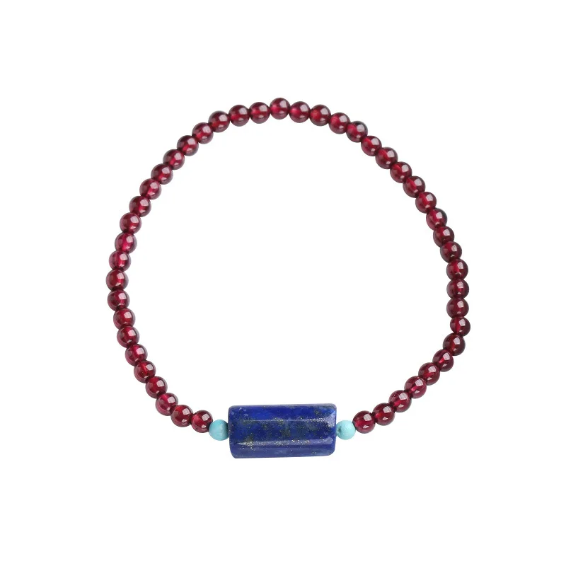 Natural Purple Tooth Garnet Bracelet Beads Women Lapis Lazuli Barrel Beads Buddhist Prayer Beads Lucky Hand Jewelry Gifts
Natural Purple Tooth Garnet Bracelet Beads Women Lapis Lazuli Barrel Beads Buddhist Prayer Beads Lucky Hand Jewelry Gifts