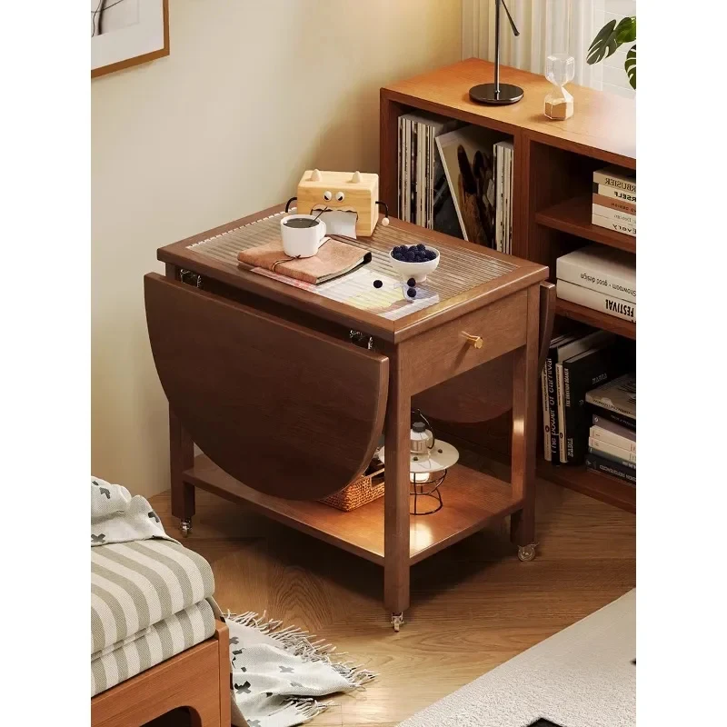 (Sea shipping) Nordic solid wood removable side table, hou trolley coffee table, balcony living room sofa side table, retro fold
(Sea shipping) Nordic solid wood removable side table, hou trolley coffee table, balcony living room sofa side table, retro fold
