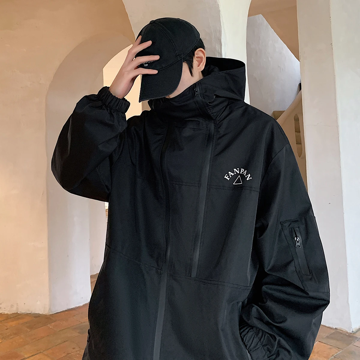 American Vintage Men's Spring Autumn Jaet Traveling Climbing Workwear Coat Haome Functional Utili Jaet Zipper Closur...
American Vintage Men's Spring Autumn Jaet Traveling Climbing Workwear Coat Haome Functional Utili Jaet Zipper Closur...