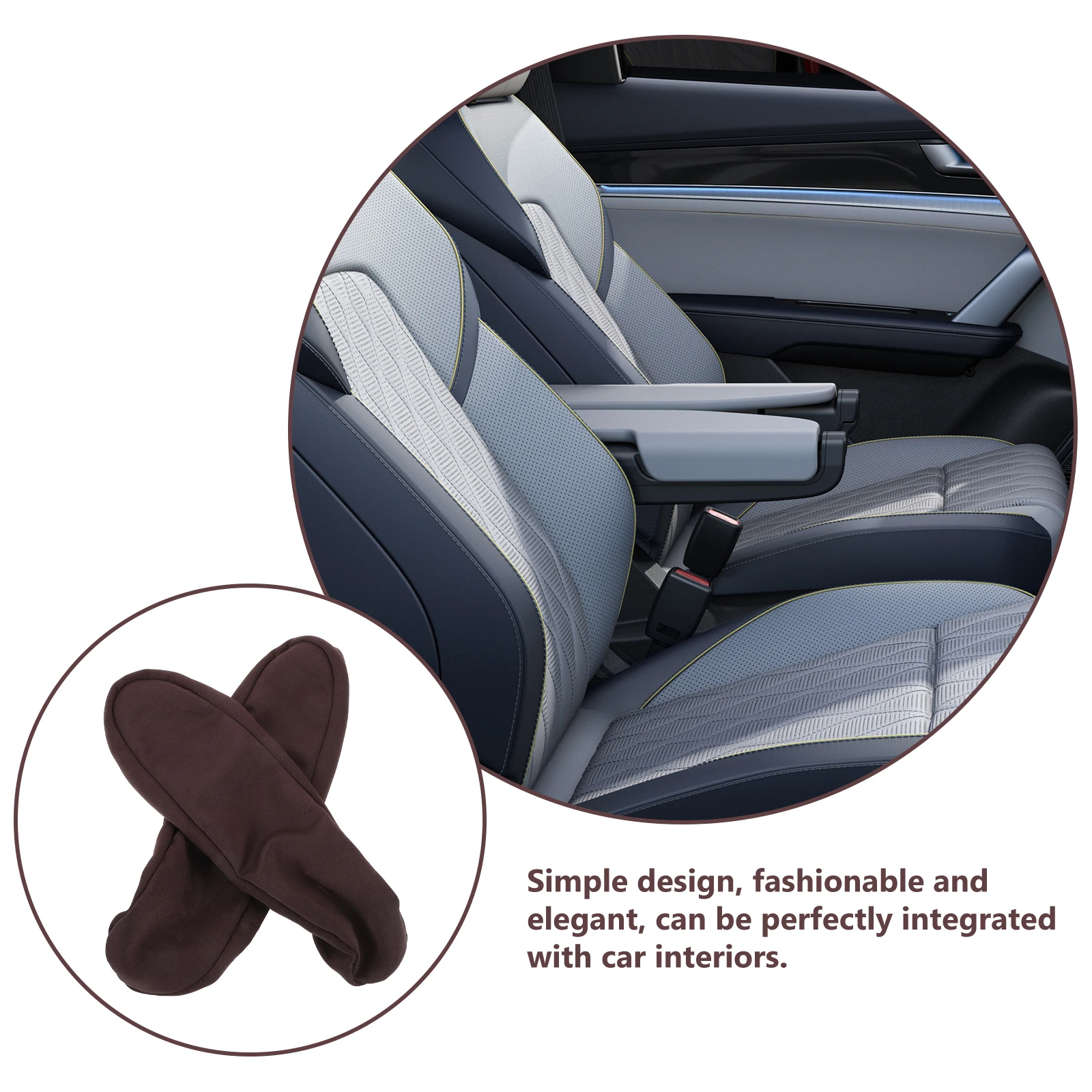 Car Armrest Covers Universal Fit Elastic Cloth Material Comfortable Durable Seat Armrest Protector Coffee Color Pair
Car Armrest Covers Universal Fit Elastic Cloth Material Comfortable Durable Seat Armrest Protector Coffee Color Pair