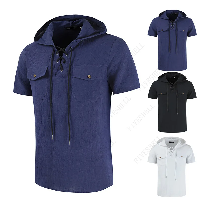 S-3XL 2023 New Men's Casual Hollow Out bandage Short Sleeve T shirts Male Summer Solid Color Mandarin Collar T shirt Tops
S-3XL 2023 New Men's Casual Hollow Out bandage Short Sleeve T shirts Male Summer Solid Color Mandarin Collar T shirt Tops