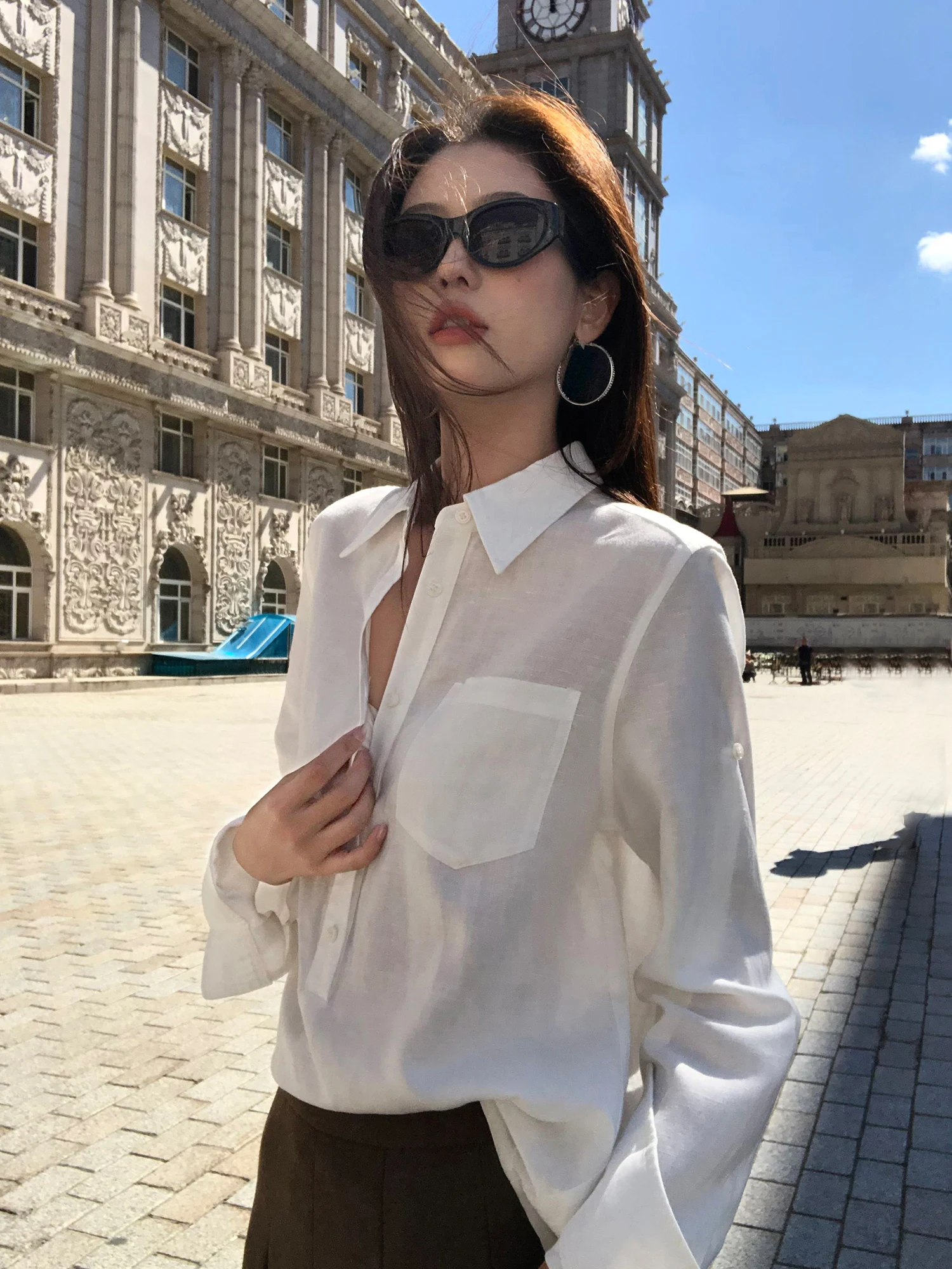 Pusumede Artistic Roam Linen Blend irt Women's Loose Casual Long Sve irt Comfortable Breathable Lyrical Design
Pusumede Artistic Roam Linen Blend irt Women's Loose Casual Long Sve irt Comfortable Breathable Lyrical Design