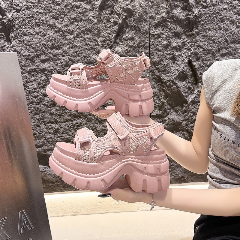 2026 Summer New Small Heightened Casual Block Heel Shoes Platform Women's Sandals
2026 Summer New Small Heightened Casual Block Heel Shoes Platform Women's Sandals