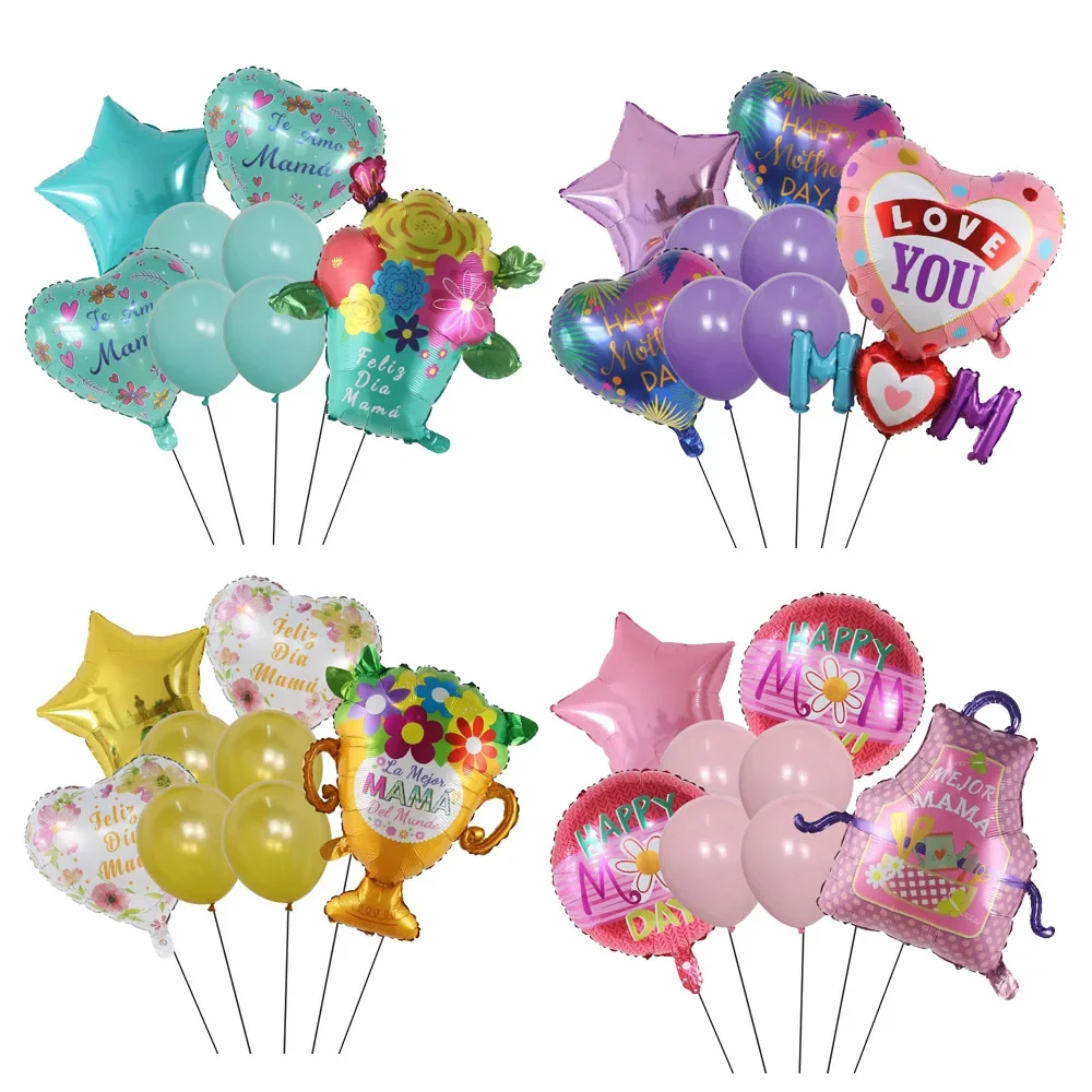 8Pcs Mom Mother's Day Set Festival Balloon Air Globo Home Mother's Day Party Decorations Kid Show Love Gift Baby Shower Supplies
8Pcs Mom Mother's Day Set Festival Balloon Air Globo Home Mother's Day Party Decorations Kid Show Love Gift Baby Shower Supplies