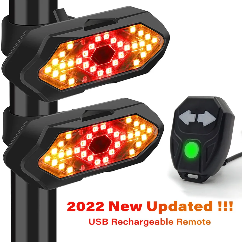 Bicycle taillight rechargeable waterproof, mountain bike safety remote control turn signal, 5 modes bicycle rear light with horn
Bicycle taillight rechargeable waterproof, mountain bike safety remote control turn signal, 5 modes bicycle rear light with horn