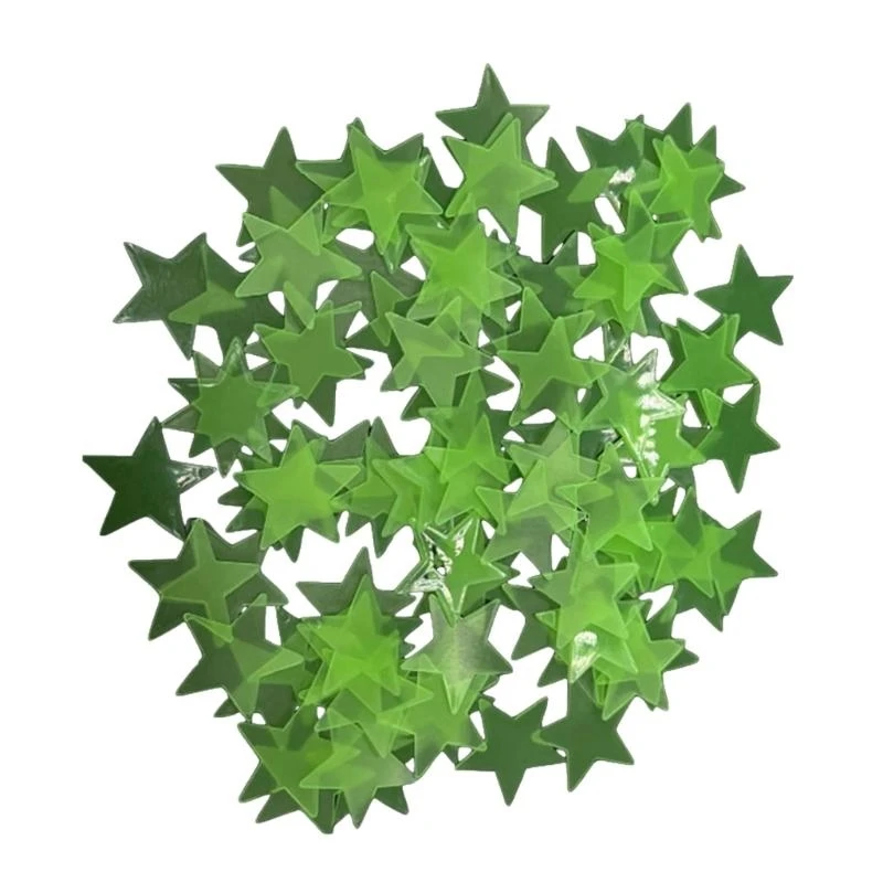 652F Pack of 100 Glowing 3D Star Sticker for Bedroom Ceiling and Wall Decoration 3cm Diameter Glow In Dark Wall Decal
652F Pack of 100 Glowing 3D Star Sticker for Bedroom Ceiling and Wall Decoration 3cm Diameter Glow In Dark Wall Decal