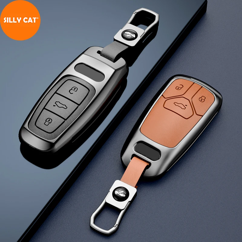 Metal Car Key Cover Case Fob Shell Protector Suitable For Audi A6 C8 A4 A5 B9 Q5 FY Q7 4M TT S4 A7 A8 4N2 4N8 Q8 Key Cover Case
Metal Car Key Cover Case Fob Shell Protector Suitable For Audi A6 C8 A4 A5 B9 Q5 FY Q7 4M TT S4 A7 A8 4N2 4N8 Q8 Key Cover Case