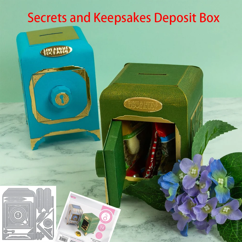Secrets and Keepsakes Deposit Box Large Collection Metal Cutting Dies Template DIY Scrapbook Album Paper Card Decoration Embossi
Secrets and Keepsakes Deposit Box Large Collection Metal Cutting Dies Template DIY Scrapbook Album Paper Card Decoration Embossi