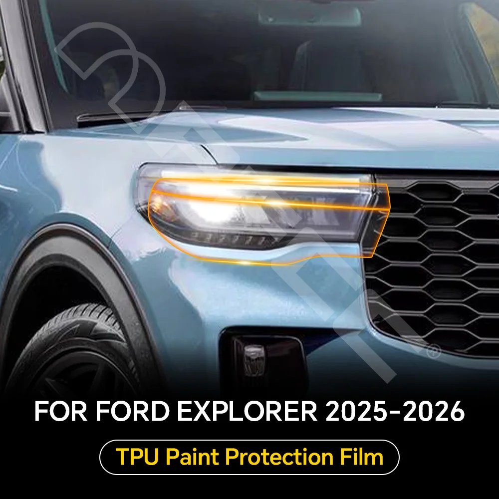 Headlight Rearview B Pillars Film For Ford Explorer 2025 2026 TPU Paint Protection Film Anti-scratch Car Clear Bra Precut PPF
Headlight Rearview B Pillars Film For Ford Explorer 2025 2026 TPU Paint Protection Film Anti-scratch Car Clear Bra Precut PPF