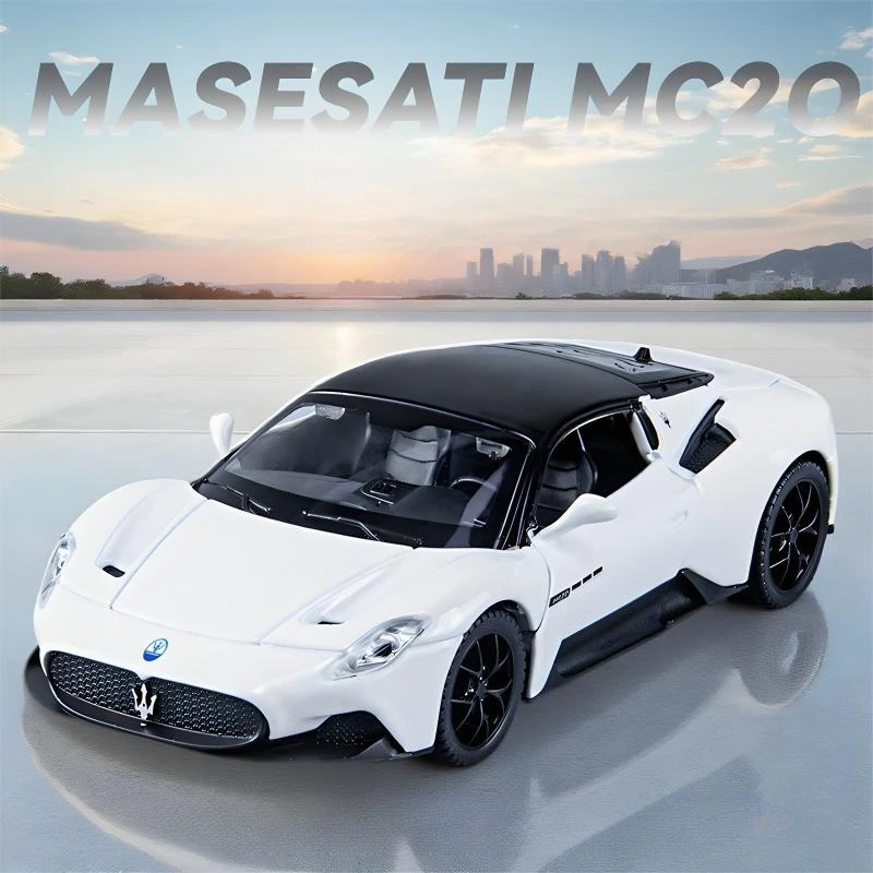 1:32 Maserati MC20 Sports Toys Car Model Diecast Alloy car Sound Light Pull Back Toy Kids Birthday Gifts
1:32 Maserati MC20 Sports Toys Car Model Diecast Alloy car Sound Light Pull Back Toy Kids Birthday Gifts