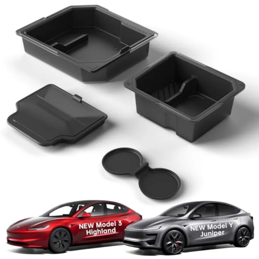 Center Console Organizer Tray for Tesla Model Y Juniper Accessories 2025 2026/For Tesla Model 3 Highland Accessories 2024 2025
Center Console Organizer Tray for Tesla Model Y Juniper Accessories 2025 2026/For Tesla Model 3 Highland Accessories 2024 2025