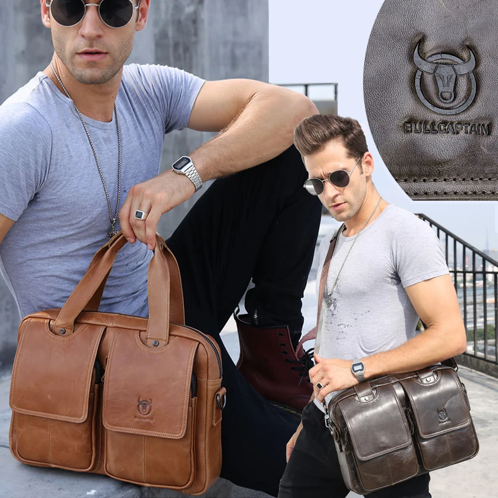 Laptop Bag 15 16 inch Leather Business Travel Bag Cowhide Shoulder Bag Men's Portable Briefcase For Lenovo Apple laptop Handbag
Laptop Bag 15 16 inch Leather Business Travel Bag Cowhide Shoulder Bag Men's Portable Briefcase For Lenovo Apple laptop Handbag
