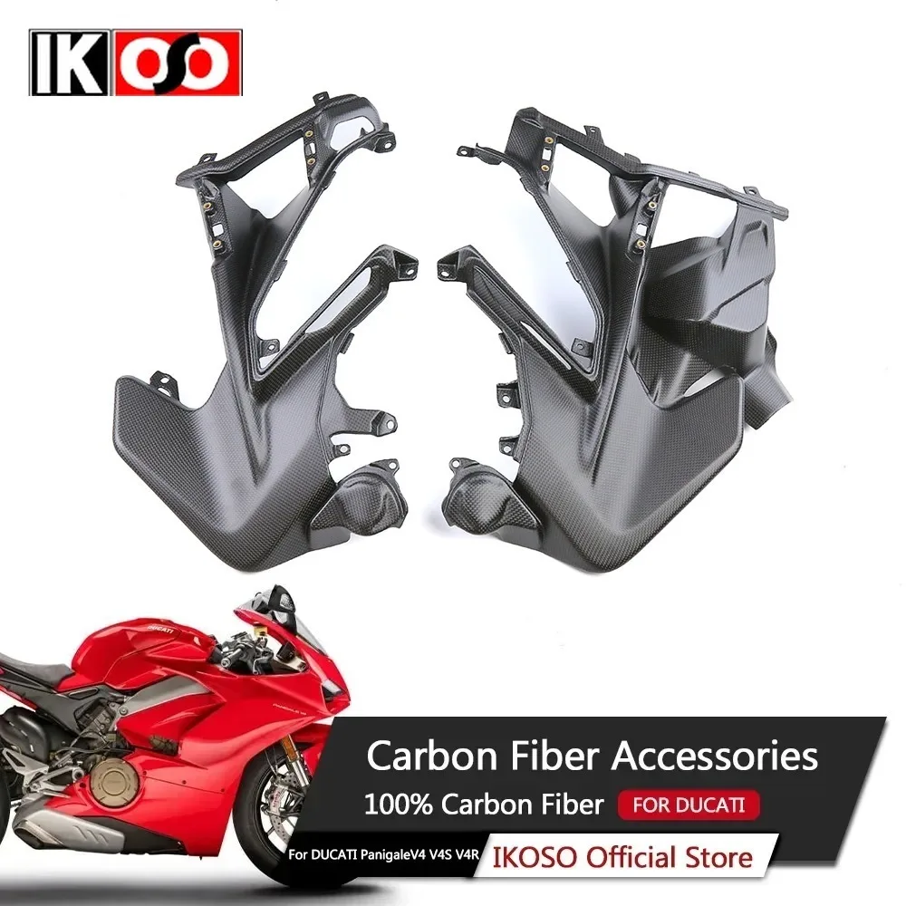 For Ducati Streetfighter V2 2021-2024 100% Pure 3K Carbon Fiber Shell Accessory Side Panel Fairing Motorcycle Modification Parts
For Ducati Streetfighter V2 2021-2024 100% Pure 3K Carbon Fiber Shell Accessory Side Panel Fairing Motorcycle Modification Parts