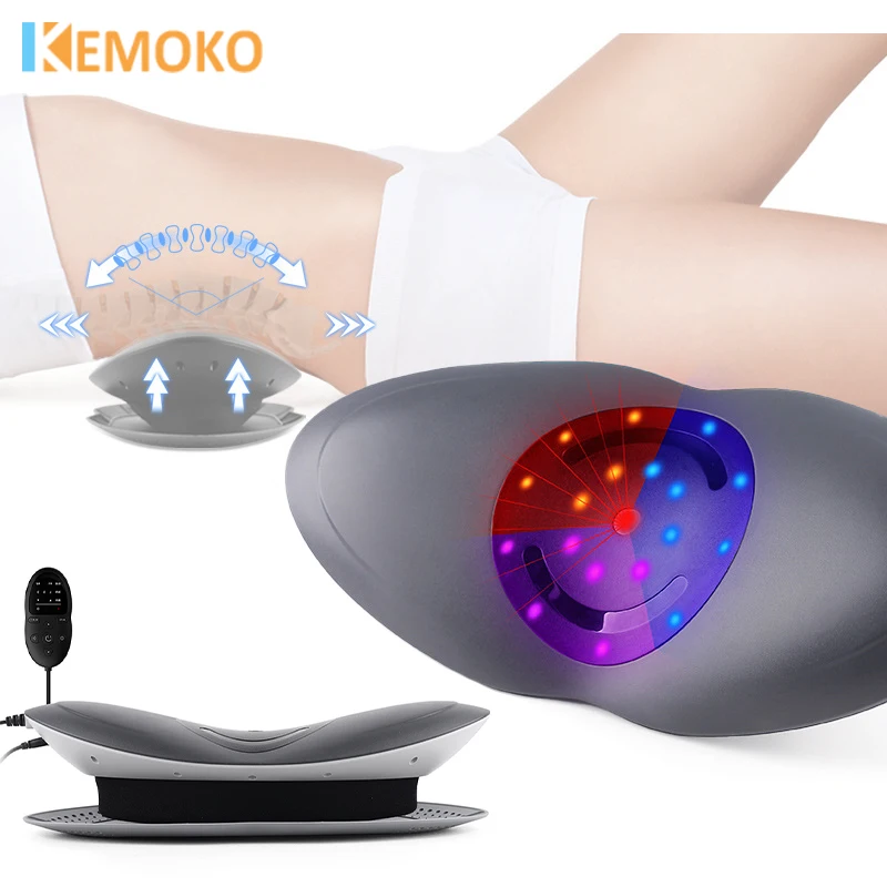 Electric Lumbar Traction Massage Vibration Waist Stretch Massager Red Blue Light Therapy Airbag Waist Spine Support Back Massage
Electric Lumbar Traction Massage Vibration Waist Stretch Massager Red Blue Light Therapy Airbag Waist Spine Support Back Massage