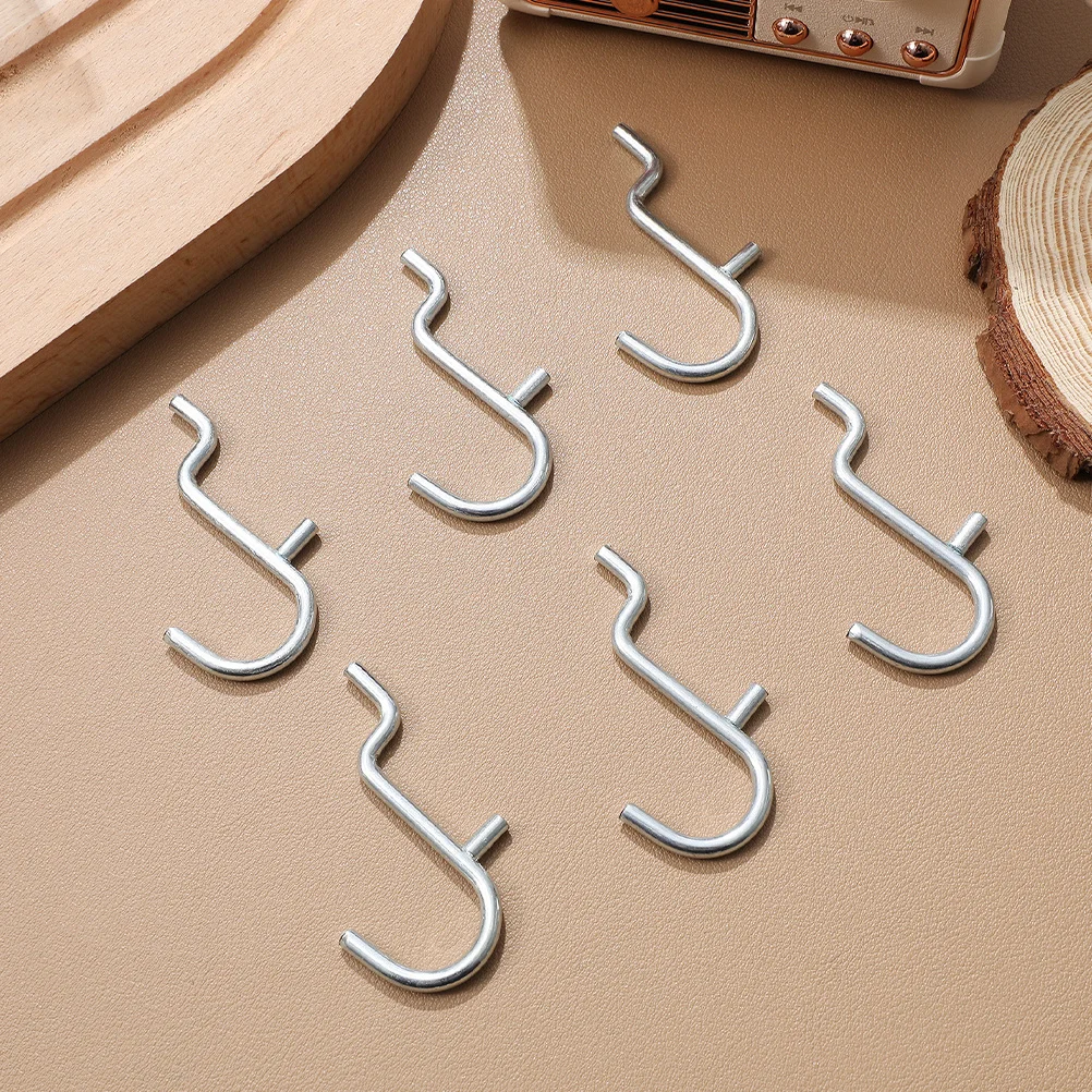 10Pcs Stainless Steel Pegboard Hooks Heavy Duty Metal Hooks for Garage Kitchen Tool Hanging Organizer Storage Holder 
10Pcs Stainless Steel Pegboard Hooks Heavy Duty Metal Hooks for Garage Kitchen Tool Hanging Organizer Storage Holder