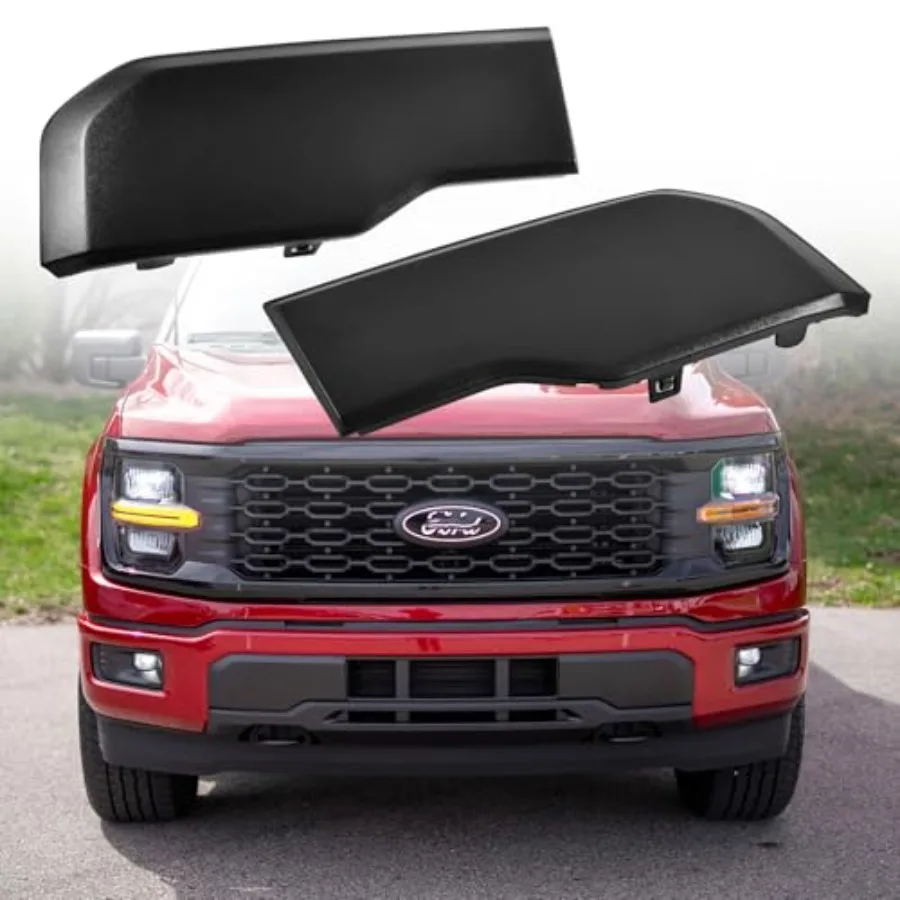 F150 Front Bumper Guards Pad for 2024 2025 2026 Ford F-150 Front Bumper Guard Pads Bumper Inserts Cover End Caps, 1 Pair, Repla
F150 Front Bumper Guards Pad for 2024 2025 2026 Ford F-150 Front Bumper Guard Pads Bumper Inserts Cover End Caps, 1 Pair, Repla