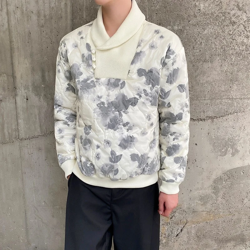 Thickened Hooded Jacket Chinese Style Patchwork Men's Gourd Pattern Sewing Winter Outerwear Casual Loose Fit Long Sleeve
Thickened Hooded Jacket Chinese Style Patchwork Men's Gourd Pattern Sewing Winter Outerwear Casual Loose Fit Long Sleeve
