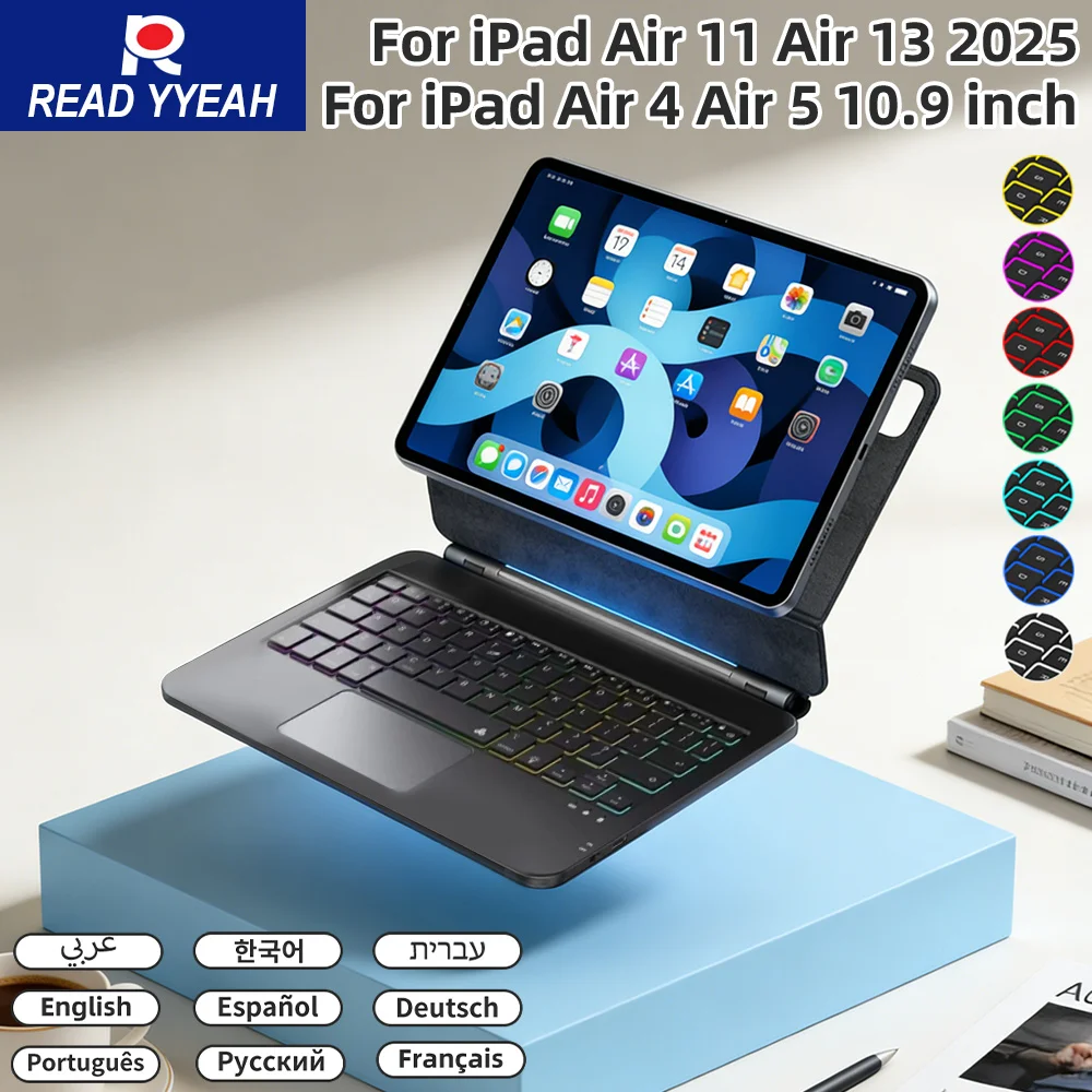 Bluetooth Wireless Keyboard for Apple iPad 10th Gen Smart Cover for iPad Pro 11 12.9 13 Air 4 Air 5 Pro 12.9 Tablet Accessories
Bluetooth Wireless Keyboard for Apple iPad 10th Gen Smart Cover for iPad Pro 11 12.9 13 Air 4 Air 5 Pro 12.9 Tablet Accessories
