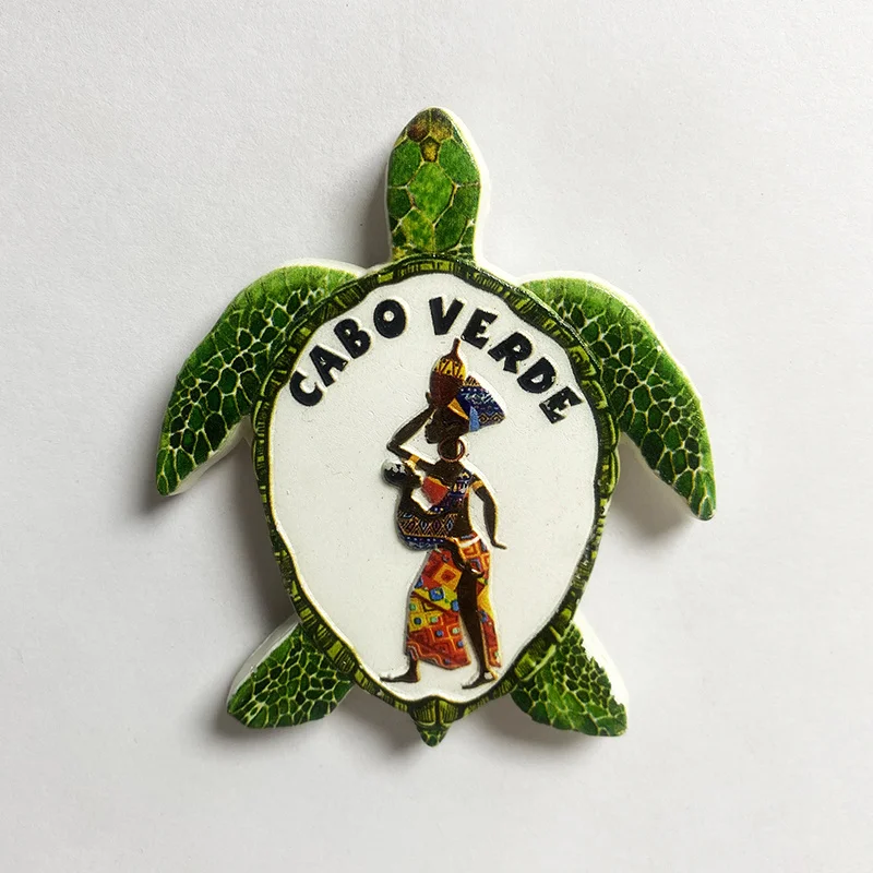 Cabo Verde Turtle Culture 3D Resin Refrigerator Magnet, Showcasing Traditional Costume Charm
Cabo Verde Turtle Culture 3D Resin Refrigerator Magnet, Showcasing Traditional Costume Charm