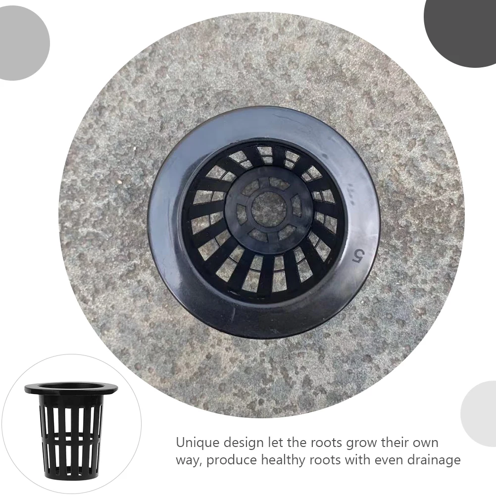 50 Pcs Planting Basket Pots Indoor Hydroponic Containers Grow Baskets Mesh Plastic
50 Pcs Planting Basket Pots Indoor Hydroponic Containers Grow Baskets Mesh Plastic