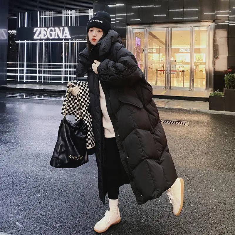 Ultra-Thi White Du down Jaet женское длинное пальто с капюшоном в Корейском стиле, зимнее новое поступление, прямая трубка для поездок на работу
Ultra-Thi White Du down Jaet женское длинное пальто с капюшоном в Корейском стиле, зимнее новое поступление, прямая трубка для поездок на работу