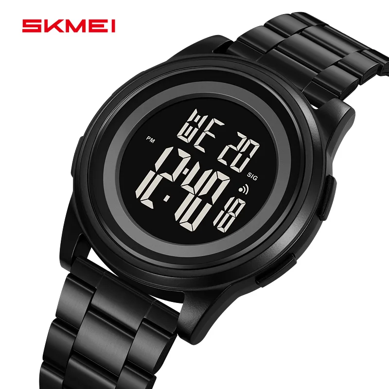 SKMEI простые наручные часы для мужчин и женщин, водонепроницаемые спортивные цифровые часы из нержавеющей стали, деловые электронные часы Reloj Hombre 
SKMEI простые наручные часы для мужчин и женщин, водонепроницаемые спортивные цифровые часы из нержавеющей стали, деловые электронные часы Reloj Hombre